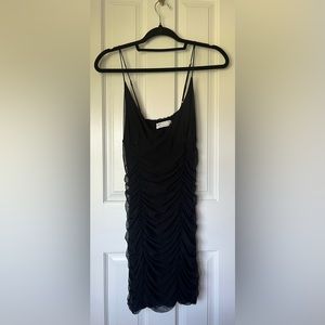 Urban Outfitters scrunched little black dress